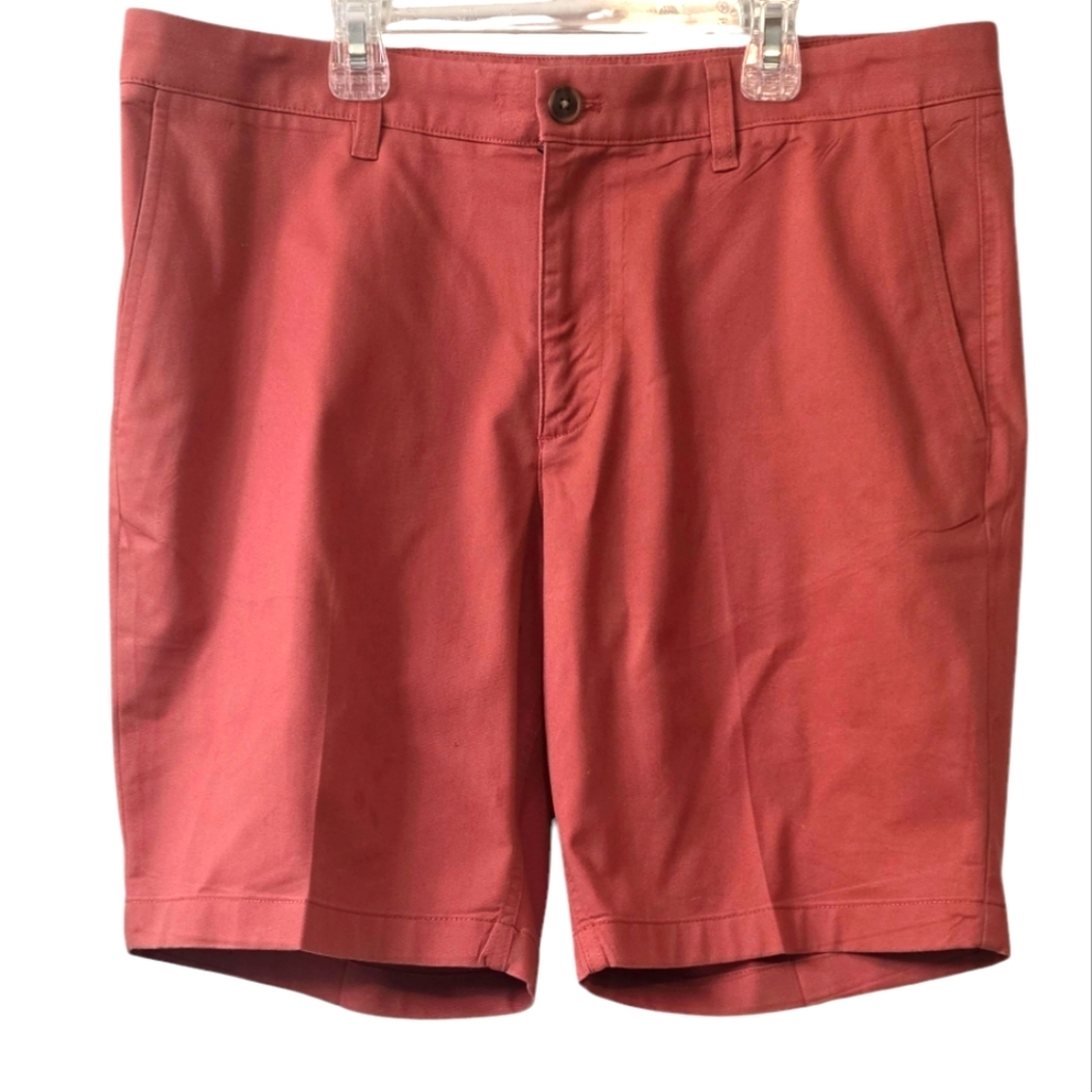 NWOT Hawker Rye Mens Flat Front Chino Shorts Size 35x9
